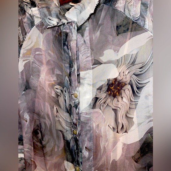 NEW and never worn DVF perfect spring blouse - Picture 4 of 7